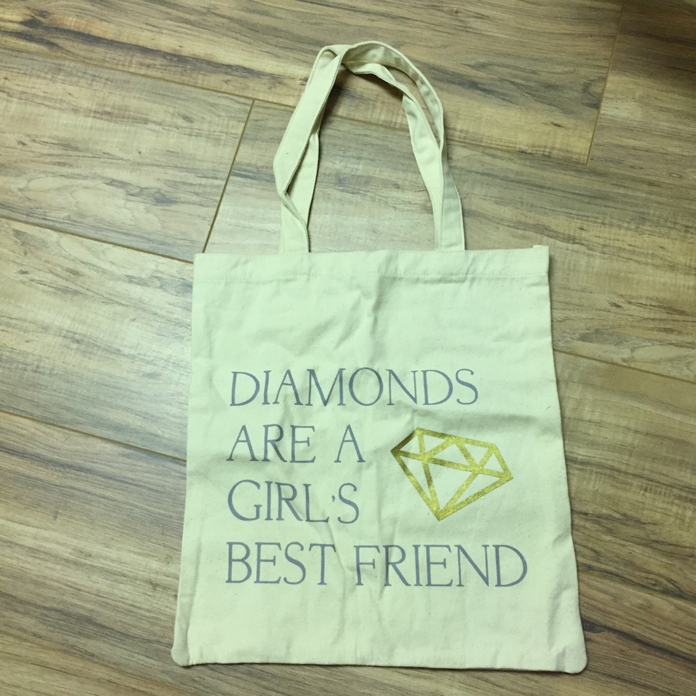 NEW 💍 Diamonds Are A Girls Best Friend Tote